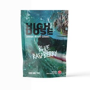 High Dose - Blue Raspberry 1000/1500mg THC