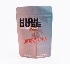 cherry cola cannabis infused gummies