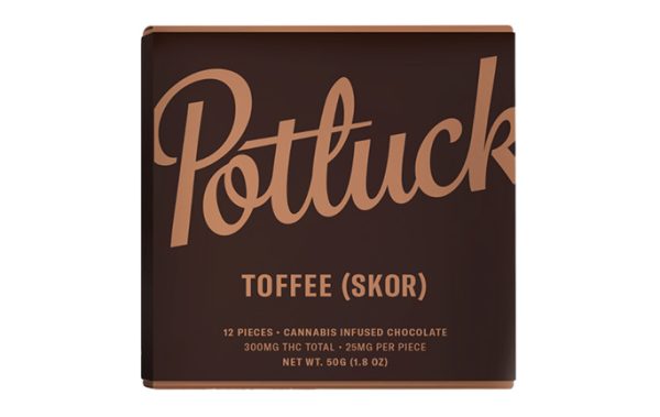 Potluck Toffee – 300mg