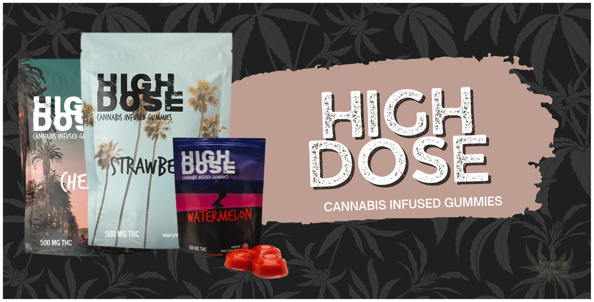 High Dose - Cannabis Infused Gummies Banner
