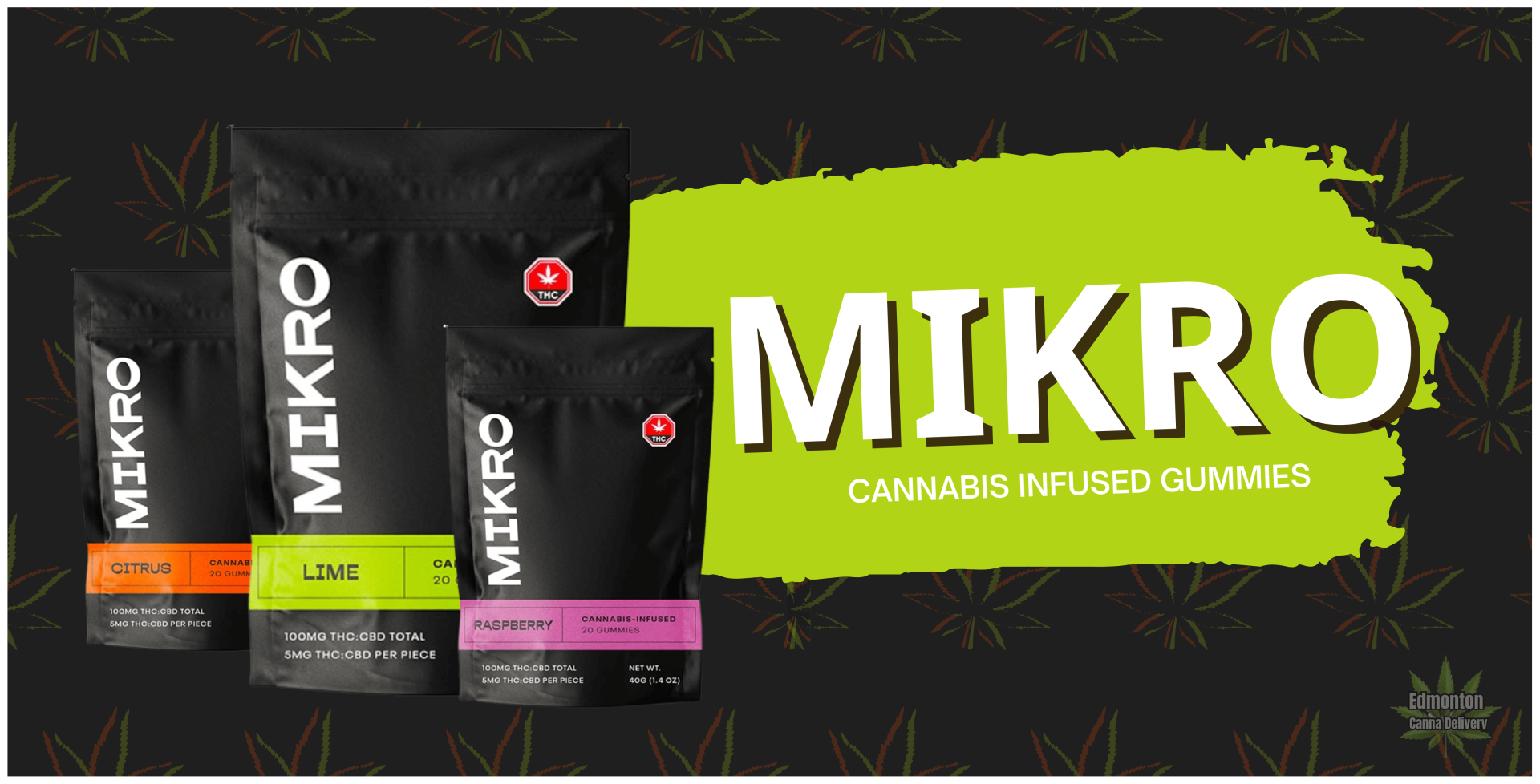 Mikro - Cannabis Infused Gummies Banner
