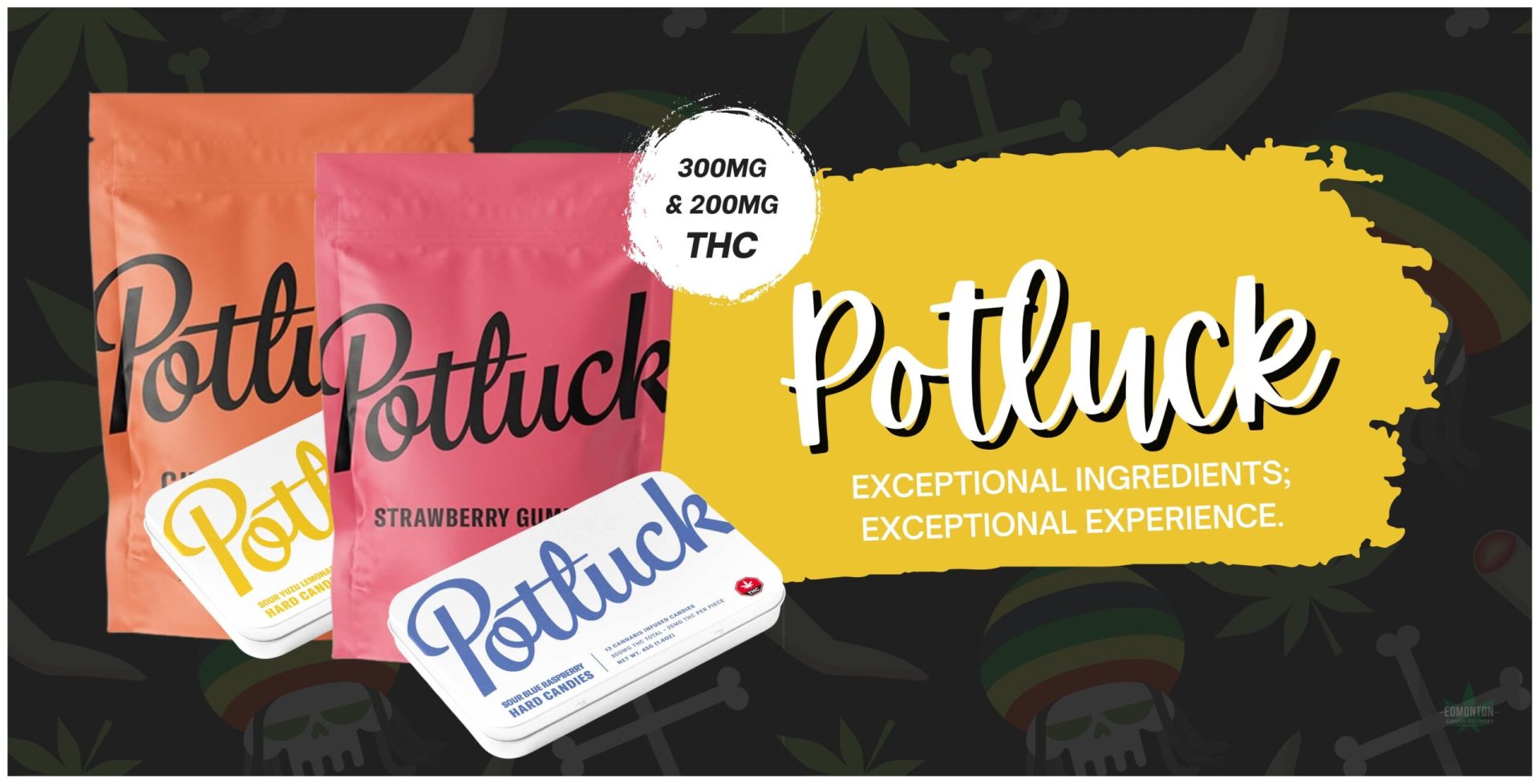 potluck cannabis edible product for sale