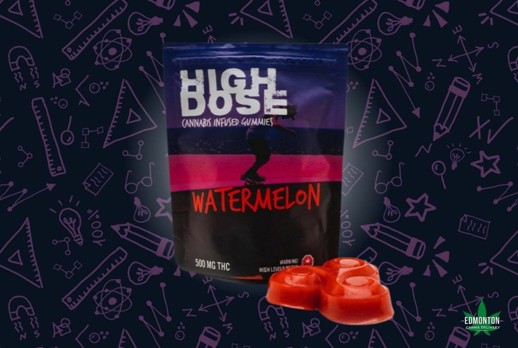 High Dose - Cannabis Infused Gummies - Watermelon